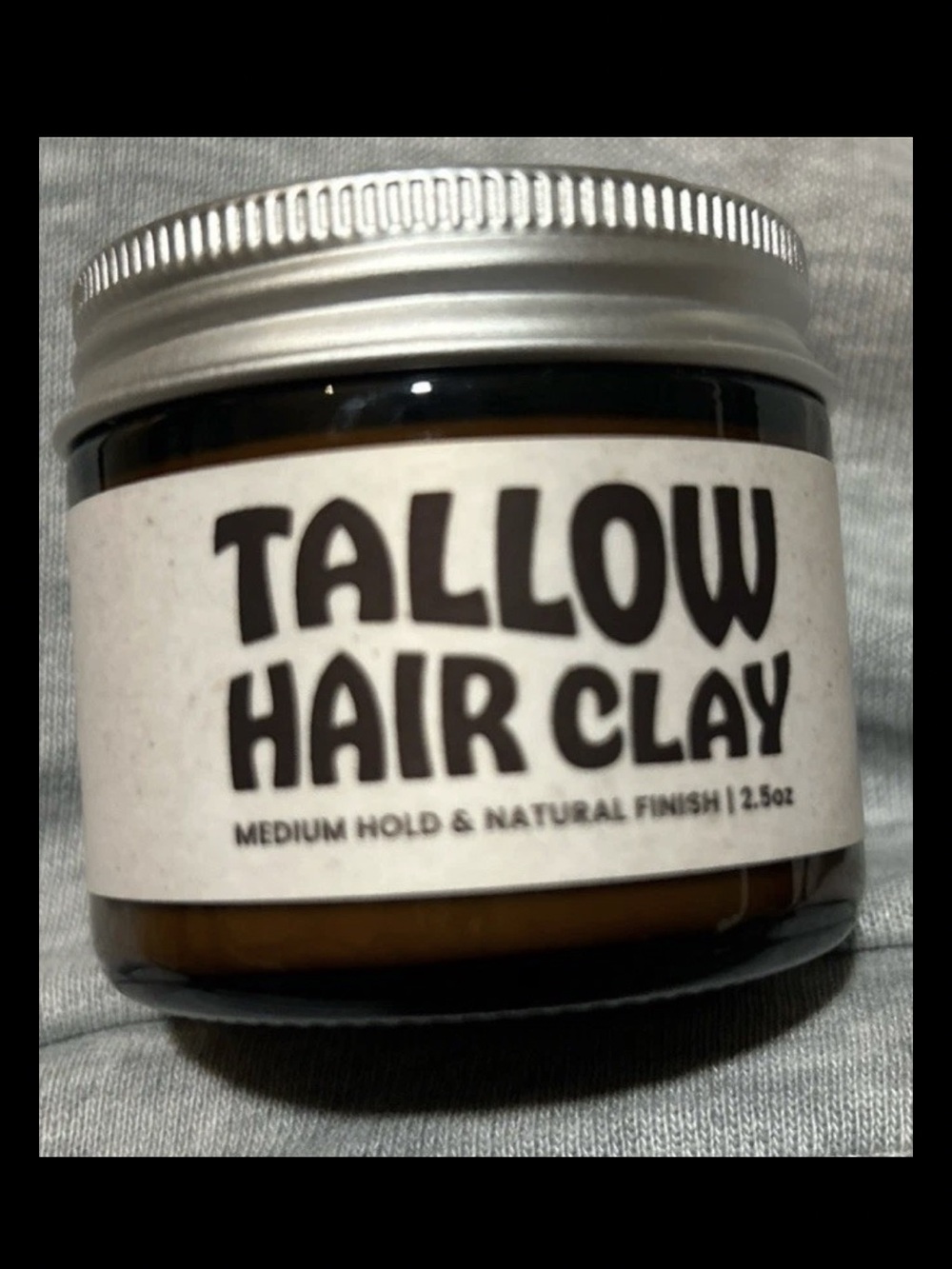 Tallow Hair Clay – Medium Hold, Natural Finish TOXIN FREEE